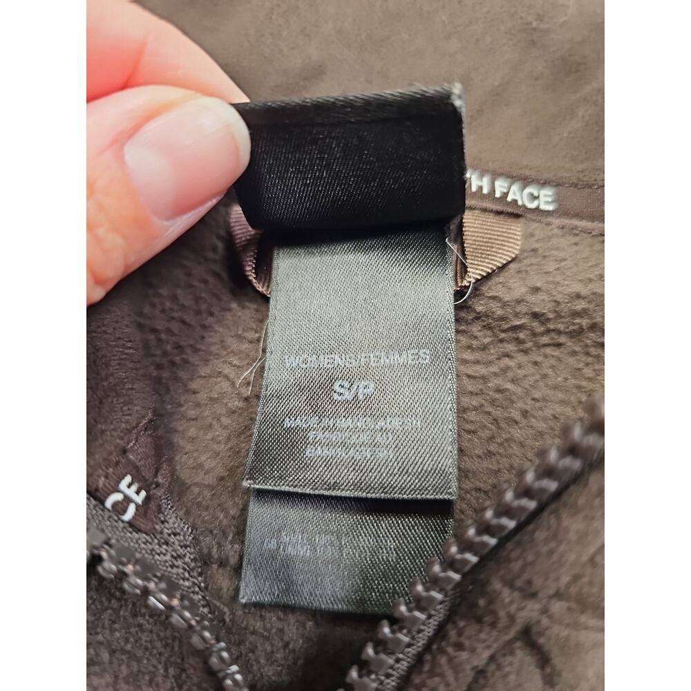 The Northface Jacket Womens Small Brown Fleece Full Zip - Picture 5 of 8